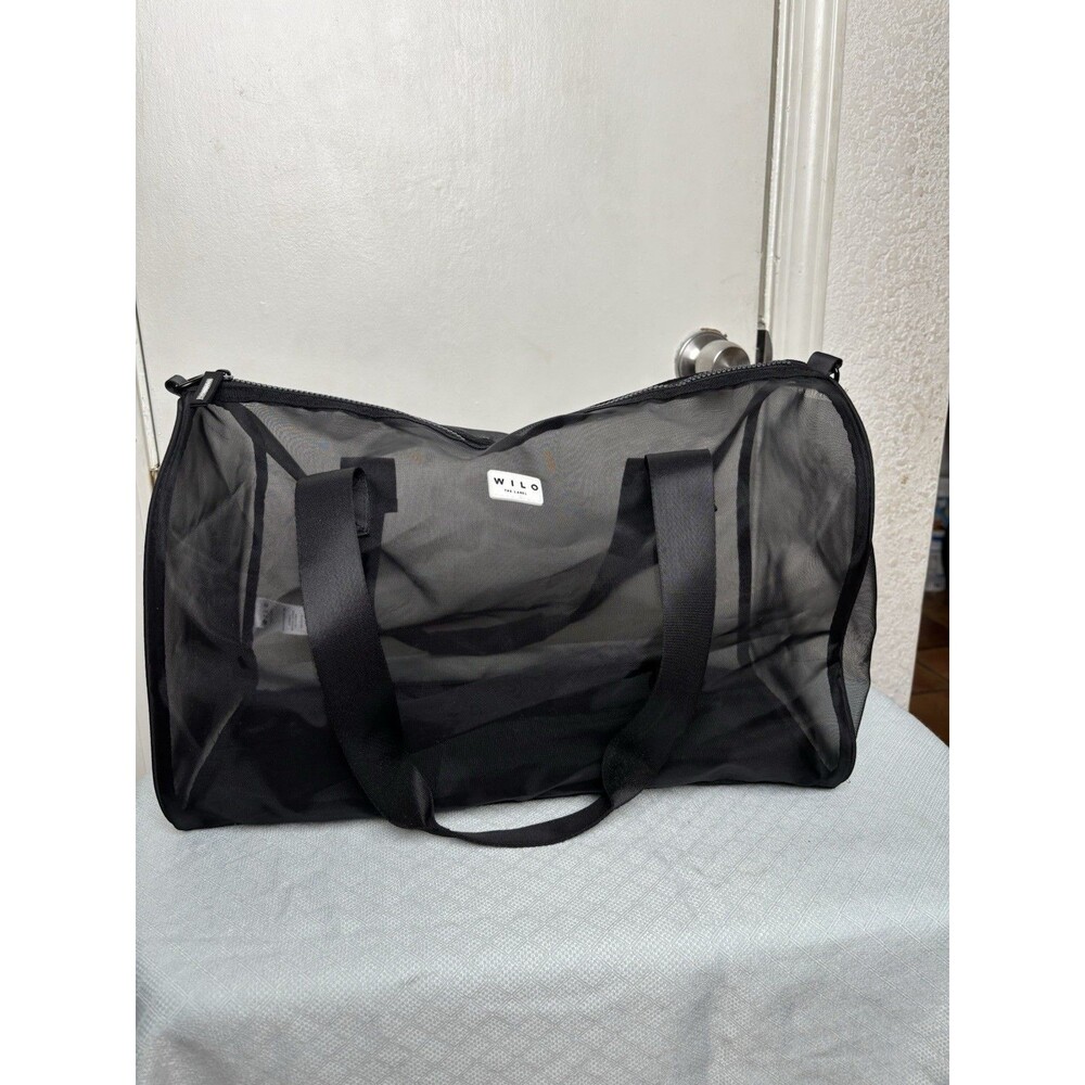 Wilo The Label Active Sheer Duffel Bag Very Light See Through Mesh